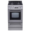 Avanti PRO Elite Series 20 In. 2.1 cu. ft. 4 Burner Gas Freestanding Range, Manual Clean, Stainless Steel, ADA