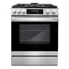 Cosmo 30 In. Lumin Coll 6.1 Cu. Ft. Gas Range, 5 Burners, Convection Oven