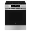 GE 30 In. 5.3 Cu. Ft. 5 Burner Gas SmartHQ Slide-In Range, Crisp Mode, Self-Clean, Stainless Steel, ADA