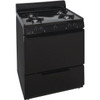 Premier 30 In. 3.9 Cu. Ft. 4 Burner Gas Freestanding Coil Range, Manual Clean, Black, ADA