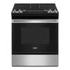 Whirlpool 30 In. 5.0 cu. ft. 4 Burner Gas Slide-In Range, Self Clean, Stainless Steel, ADA