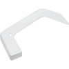 GE Range End Cap, Left Side - White, Part # Wb07k10007
