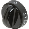 Peerless-Premier Gas Oven Knob/Black R Series Spark