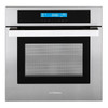 Cosmo 24 In. Lumin Collection 2.5 Cu. Ft. Electric Wall Oven, 8 Functions And Tr