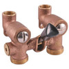 Proplus, 05" Bronze Machine Shut-Off Valve, 1/2 " Sweat
