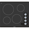 Bosch 500 Series 24 In. Radiant Electric Cooktop In Black With 4 Elements