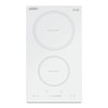 Summit Appliance 12" Wide 2-Zone Built-In Induction Cooktop In White Glass