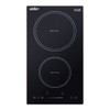 Summit Appliance 1800w 115v 13" 2-Zone Induction Cooktop In Black