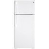 GE 17.5 cu. ft. 28in. Top Freezer Refrigerator, White GTS18GTNRWW
