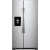 Whirlpool ENERGY STAR 21 cu. ft. 33 In. W Side By Side Refrigerator With Ice Maker, Monochromatic Stainless Steel, ADA