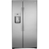 GE 21.8 cu. ft. 36in. Side By Side Refrigerator With Ice Maker, Stainless Steel