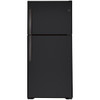 GE 21.9 cu. ft. 33in. Top Freezer Refrigerator, Garage Ready, Black Slate