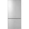 GE ENERGY STAR 17.7 cu. ft. 31in. Bottom Freezer Refrigerator, Stainless Steel, ADA