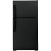 GE ENERGY STAR 21.9 cu. ft. 33in. Top Freezer Refrigerator, Black, ADA