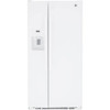 GE ENERGY STAR 25.3 cu. ft. 36in. Side By Side Refrigerator With Ice Maker, White