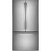 GE Profile ENERGY STAR 23.1 cu. ft. French Door SmartHQ Refrigerator With Ice Maker, Stainless Steel