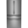 GE Profile ENERGY STAR 28.7 Cu. Ft. 4-Door French Door SmartHQ Refrigerator With Ice Maker, Stainless Steel
