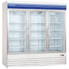 Norpole 3 Swing Glass Door Merchandiser Refrigerator 78" In White