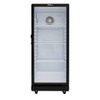 Premium Levella 6.0 Cu. Ft. Glass Door Display Fridge Prns6070dx Black