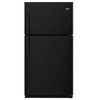Whirlpool 21.3 Cu.ft. Black Top Freezer Refrigerator With Total Coverage Cooling