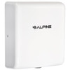 Alpine Industries Willow White High-Speed 120v Hand Dryer With Wall Guard