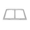 Midea Replacement Bottom Glass Shelf For Refrigerator, Part #12531000021366