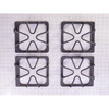 Whirlpool Replacement Black Surface Burner Grate Set For Range, Part#wpw10447925