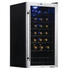 Newair 27-Bottle Wine Cooler W/ Digital Thermostat And Chrome Rack (Stainless Steel)