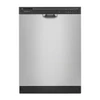 Amana ENERGY STAR 24 In. Front Control Dishwasher With Midnight Plastic Interior, Stainless Steel