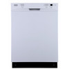 Seasons ENERGY STAR 24in. Front-Control Dishwasher 52 dBA  Stainless Steel Tub, White