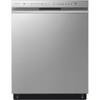 Lg Front Control Dishwasher With Quadwash In Stainless Steel