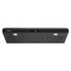 36 In. Haven Collection 500 CFM Ducted Under Cabinet Range Hood, Touch Controls, LED Lights In Matte Black