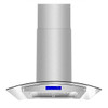 Cosmo 30 In. Lumin Collection 380 CFM Ducted Island Range Hood,cos-668ics750