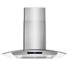 Cosmo 30 In. Vista Collection 380 CFM Ducted Wall Mount Range Hood,cos-668as750