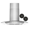 Cosmo 30 In. Vista Collection 380 CFM Wall Mount Range Hood,cos-668a750-Dl