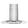 Cosmo 36 In. Vista Collection 380 CFM Ducted Wall Mount Range Hood,cos-668as900