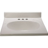 Premier 49 In. X 22 In. Custom Vanity Top Sink In Solid White 112008