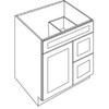 CNC CABINETRY Country Oak Vanity Base Cabinet 24w X 32.5h C4-V2421D-32.5