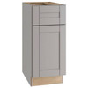 Mill's Pride Richmond Shaker Rta Kitchen Cabinet, Vesuvius Gray, 21"X34.5"X24" B21-RVG