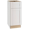 Mill's Pride Richmond Shaker Rta Kitchen Cabinet, Verona White, 21"X34.5"X24" B21-RVW