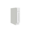 CNC CABINETRY Luxor 15" Base Cabinet, 1 Pull Out, Right Hinge, Shaker White L10-B15R-POS1
