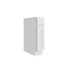 CNC CABINETRY Luxor 15" Base Cabinet, Ada Height, Left Hinge, Shaker White L10-B15L-HA