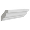 CNC CABINETRY Luxor Crown Molding Crm, 96"L X 2"H X 2"D, Shaker Misty Grey L03-CRM