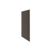 CNC CABINETRY Luxor Base End Skin, 0.25"W X 34.5"H X 23.25"W, Shaker Espresso L11-FSB