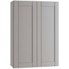 Mill's Pride Richmond Shaker Rta Wall Cabinet Double, Vesuvius Gray, 24"X42"X12" W2442-RVG