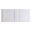 Mill's Pride Richmond Shaker Rta Wall Cabinet, Double, Verona White, 24"X18"X12" W2418-RVW