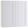 Mill's Pride Richmond Shaker Rta Wall Cabinet, Double, Verona White, 24"X36"X12" W2436-RVW