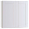 Mill's Pride Richmond Shaker Rta Wall Cabinet, Double, Verona White, 30"X30"X12" W3030-RVW