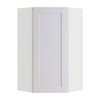 Mill's Pride Richmond Shaker Corner Kitchen Cabinet, Verona White, 24"X36"X12" WA2436-RVW