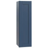 Mill's Pride Richmond Shaker Rta Wall Cabinet, Single, Valencia Blue, 9"X42"X12" W0942-RVB